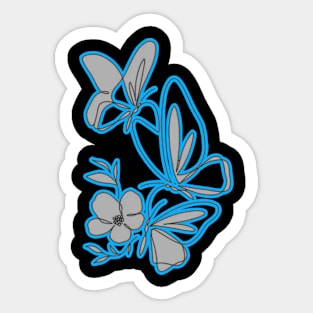 pretty butterfly Sticker